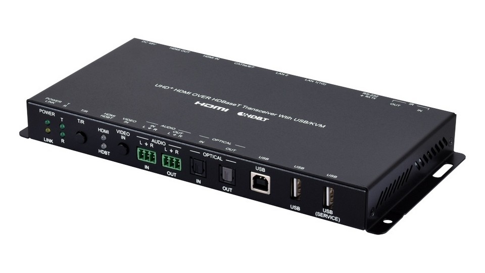 Приемопередатчик по витой паре KVM сигналов, HDMI, Ethernet, аудио, ИК, RS-232.. CYPRESS VEX-E4701TR-B1C