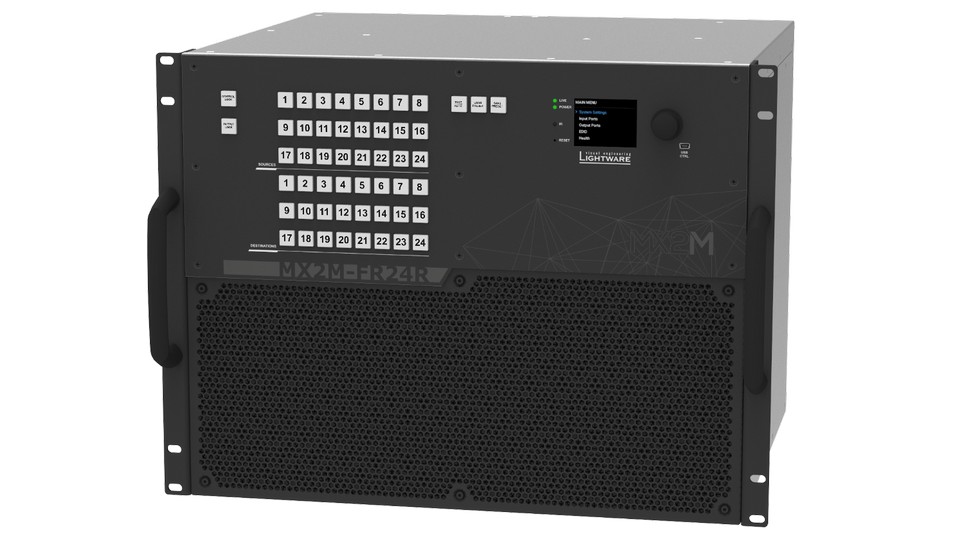 Шасси матричного коммутатора LIGHTWARE MX2M-FR24R-RFP