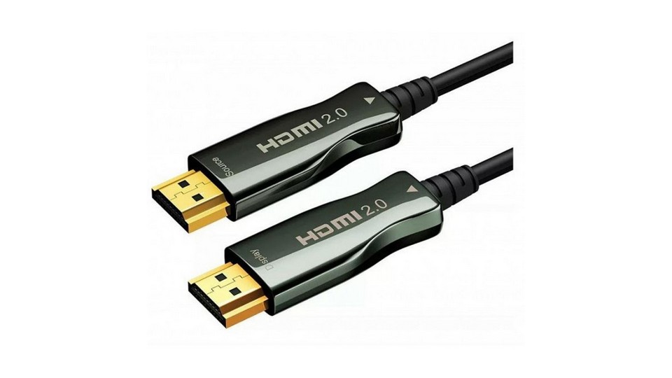 Кабель HDMI (вилка-вилка) гибридный 50м WIZE AOC-HM-HM-50M