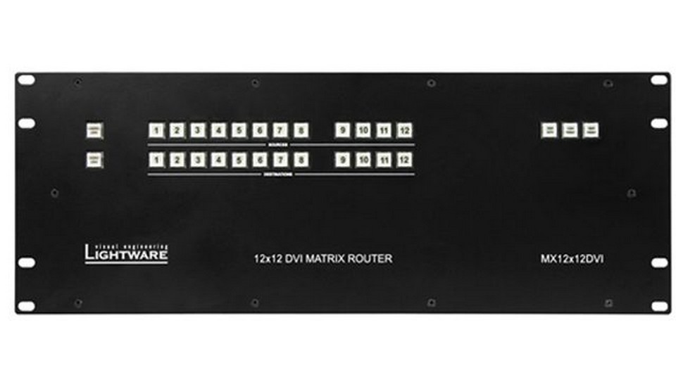 Матричный коммутатор DVI 12x12 LIGHTWARE MX12x12DVI-Slim