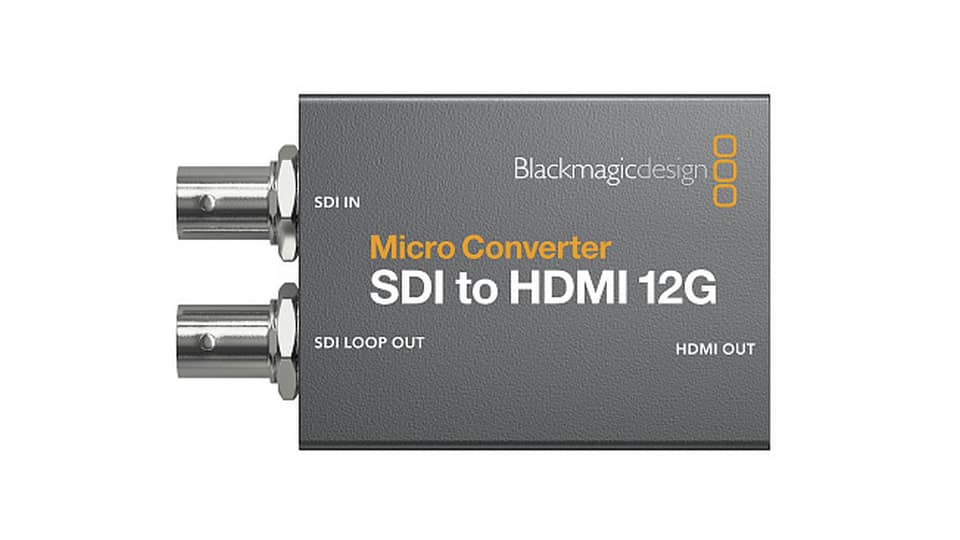 Скан-конвертер BLACKMAGIC DESIGN Micro Converter SDI to HDMI 12G, CONVCMIC/SH12G
