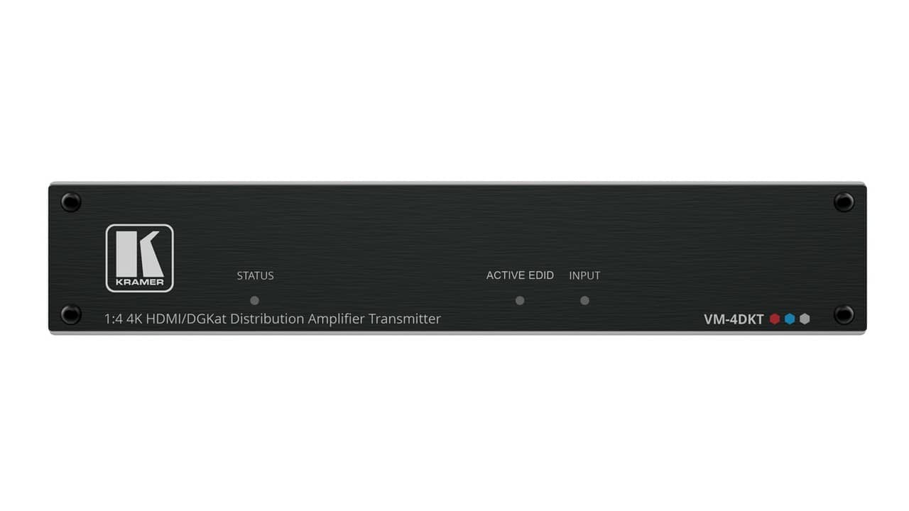 Усилитель-распределитель 1:4 сигналов HDMI по витой паре KRAMER VM-4DKT