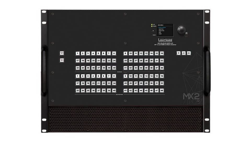 Матричный коммутатор DisplayPort 48x48 LIGHTWARE MX2-48x48-DH-48DPi-A-R