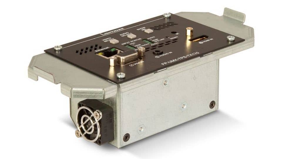 Передатчик по витой паре HDMI, VGA, Ethernet, RS -232, ИК, аудио LIGHTWARE FP-UMX-TPS-TX120-GES4