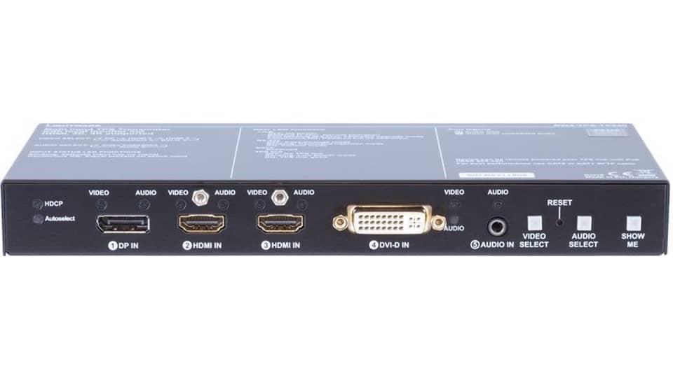 Передатчик по витой паре DisplayPort, HDMI, DVI, Ethernet, аудио, RS -232, IR LIGHTWARE SW4-TPS-TX240-Plus