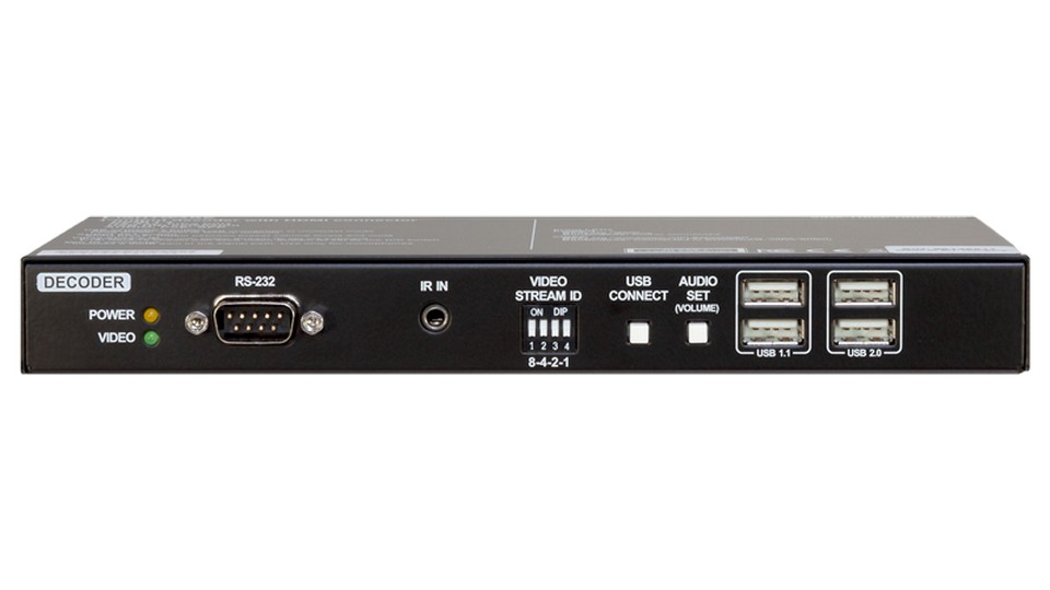 Приемник по IP-сети HDMI, USB, ИК, RS-232 и аудио LIGHTWARE VINX-110AP-HDMI-DEC