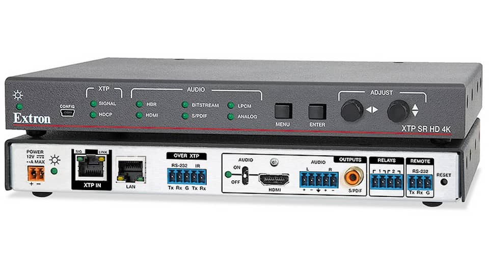 Приемник по витой паре HDMI, Ethernet, RS -232, IR EXTRON XTP SR HD 4K, 60-1524-02