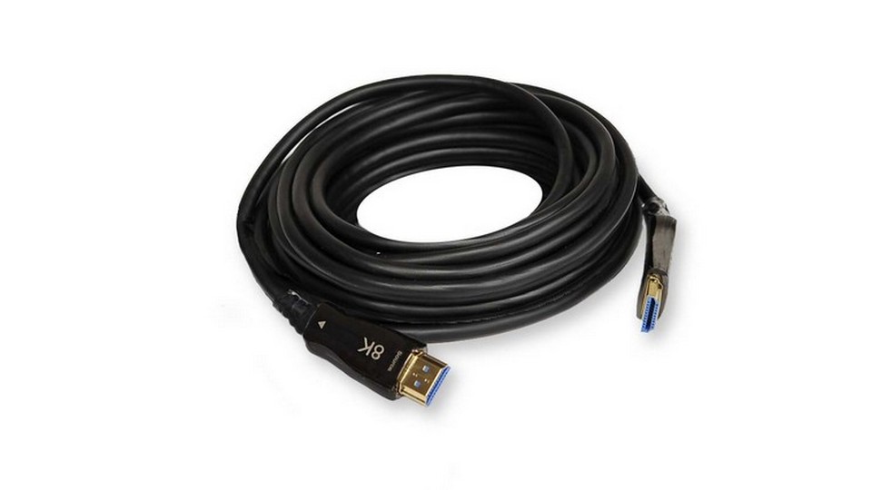 Кабель HDMI (вилка-вилка) гибридный 50м QTEX HFOC-300-50