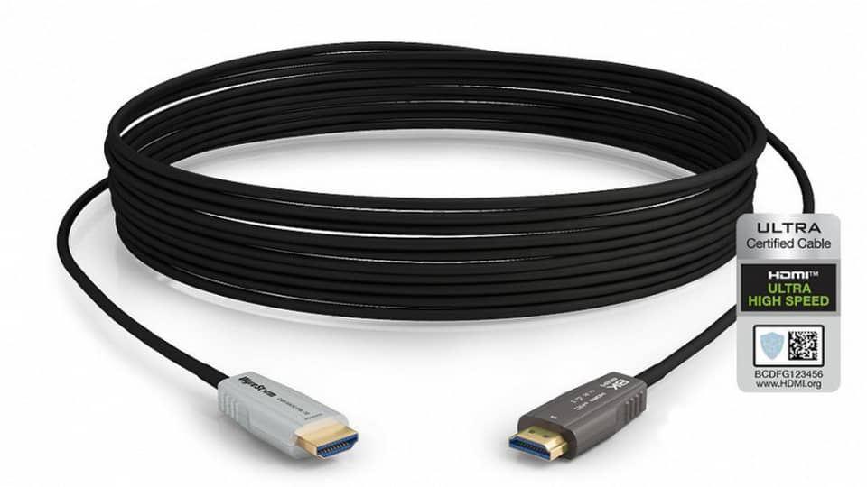 Кабель HDMI (вилка-вилка) 10.0м WYRESTORM CAB-HAOC-FRL-10