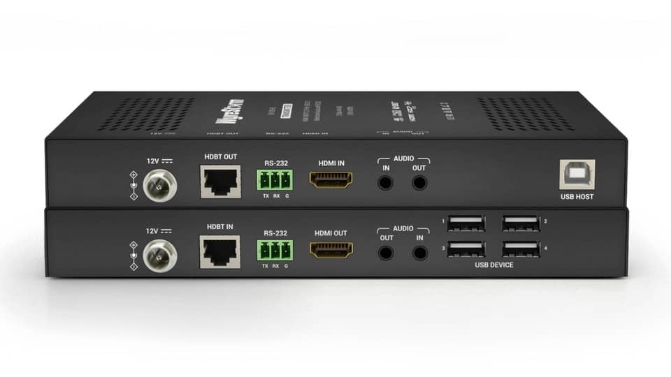 Комплект передачи по витой паре HDMI, Ethernet, USB, RS-232, аудио WYRESTORM EX-100-H2