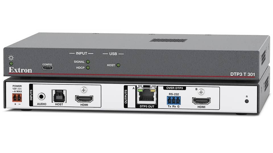 Передатчик по витой паре HDMI, USB, RS -232, аудио EXTRON DTP3 T 301, 60-1773-52