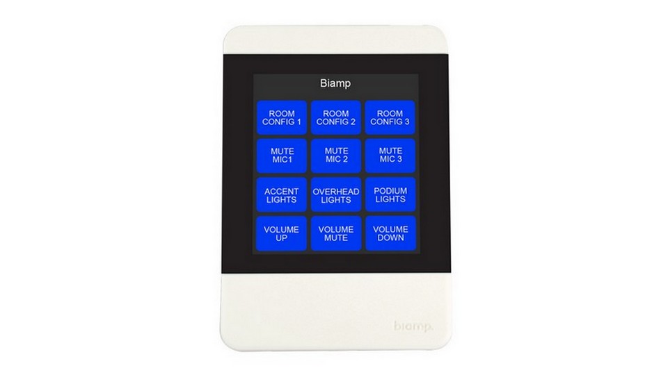 Панель управления 3.8" настенная BIAMP Apprimo TEC-X 2000 White