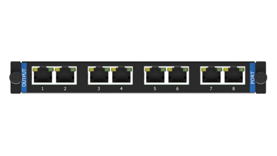 Плата выходов COLORLIGHT 8x Ethernet Output board (X100 Pro), -