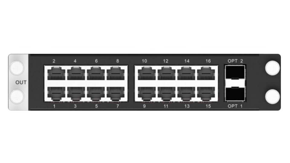 Плата выходов NOVA STAR H_16xRJ45+2xfiber sending card, -
