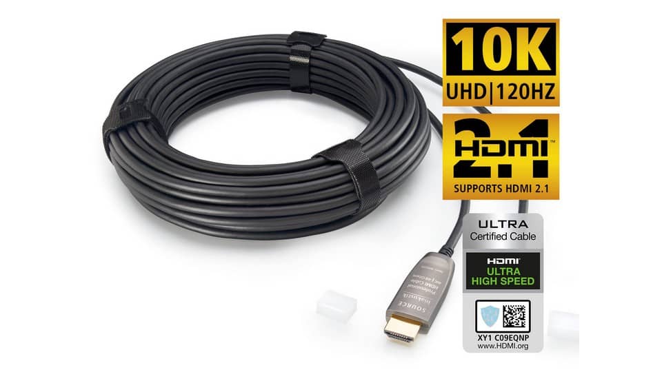 Изображения INAKUSTIK Profi HDMI 2.1 Optical Fiber Cable 8K 48Gbps, 009245010