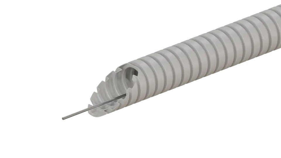 Изображения ПВХ легкая с протяжкой цвет серый (1м)