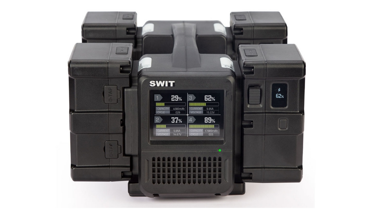 Изображения SWIT 4 Channel B-Mount Battery Charger, PC-P461B