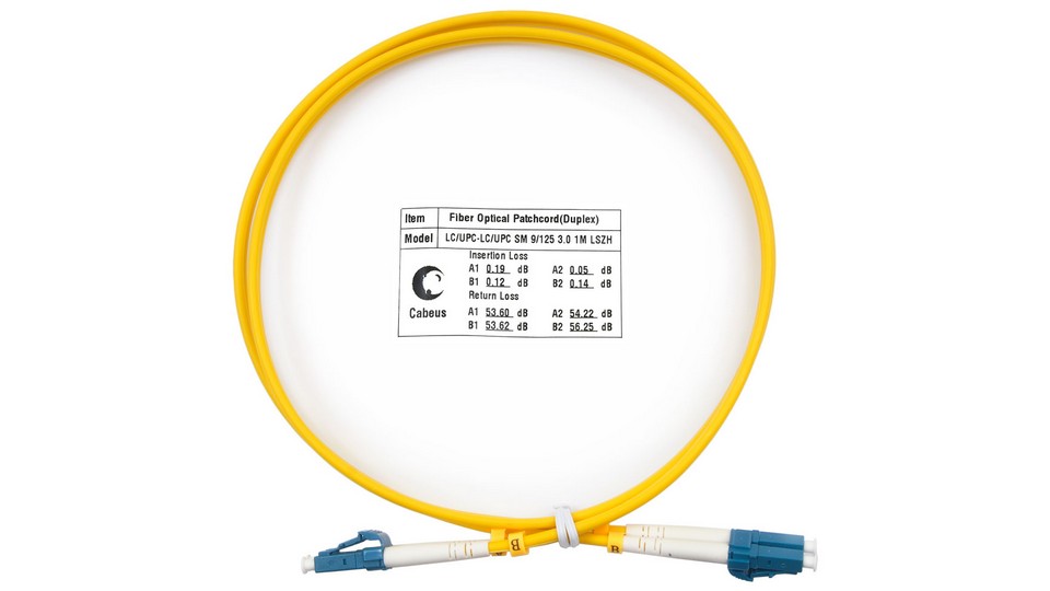 Изображения CABEUS LC-LC Duplex SM, FOP(d)-9-LC-LC-1m, 7343c