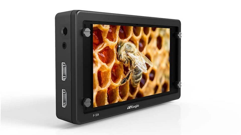 Изображения TVLogic F-5A 5.5" IPS On-Camera Monitor with L-Series Type Plate,-