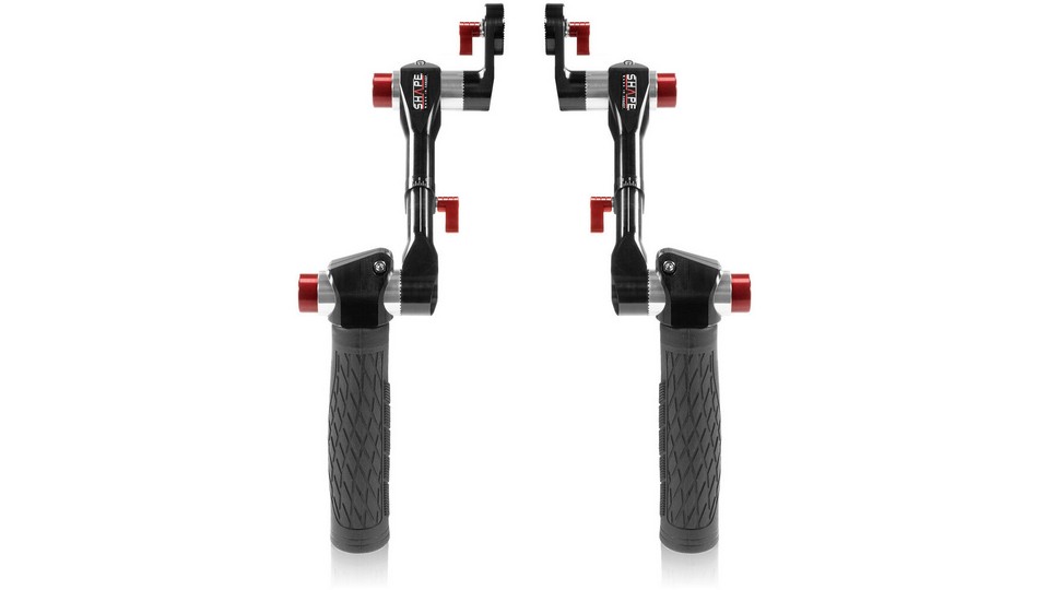 Изображения SHAPE Telescopic Handles with ARRI Rosettes (Black & Red), HAND12,-