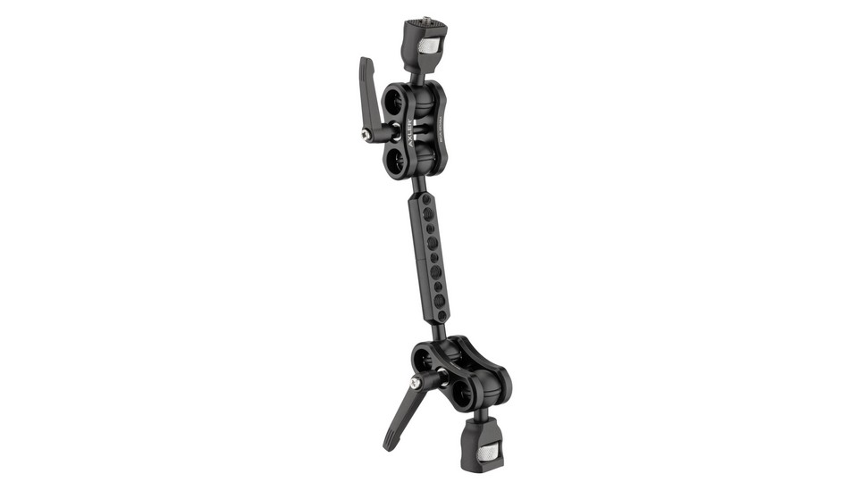 Изображения Axler 12" Dual Mega Ball Clamp Arm w 1/4"-20 and 3/8"-16 ARRI Accessory Mount,-