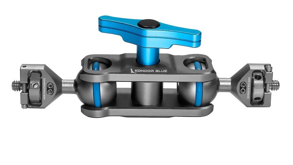 Изображения KONDOR BLUE 5.5" Cine Magic Arm with Double Ball Heads (1/4"-20, Space Gray),-