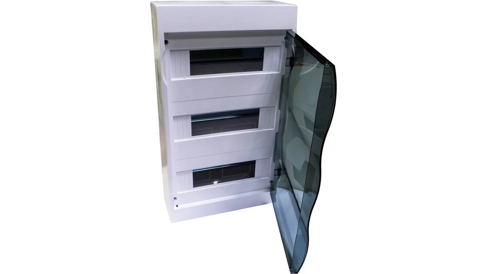 Изображения SYSTEME ELECTRIC City9 Box с прозрачной дверцей 3ряд/36мод, EZ9E312S2SRU