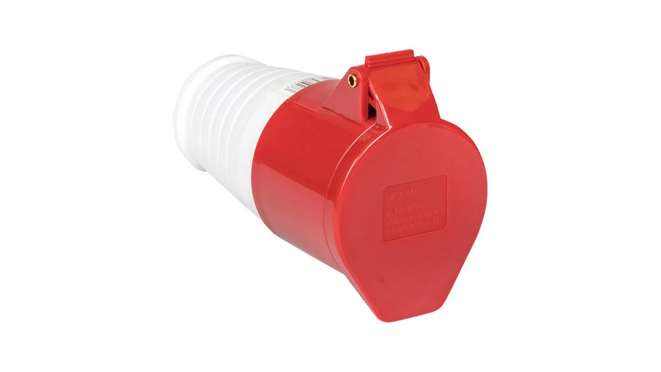 Изображения кабельная EKF 224 3Р+РЕ 32А 380В IP44 PROxima ps-224-32-380,-