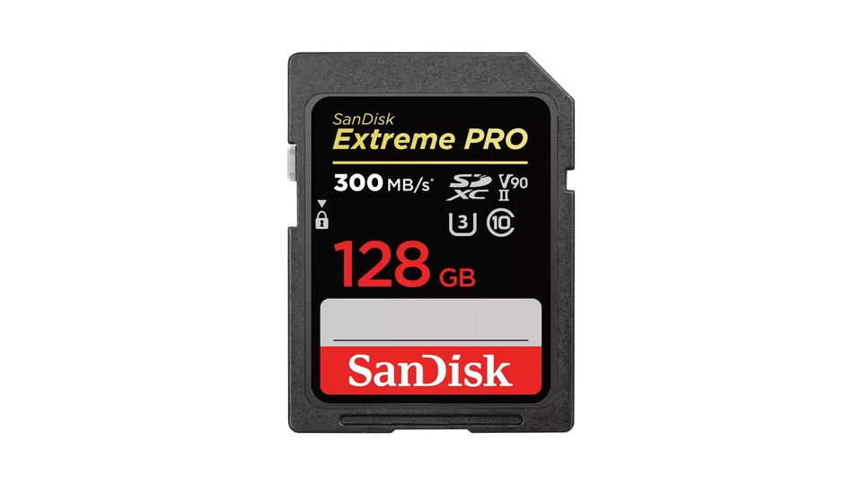 Изображения SANDISK 128GB Extreme Pro SDXC UHS-II V90 U3 (300/260 MB/s), 5-pack