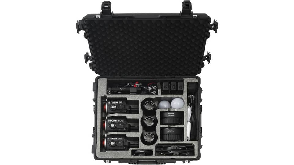 Изображения APUTURE STORM 80c 3-Light Kit