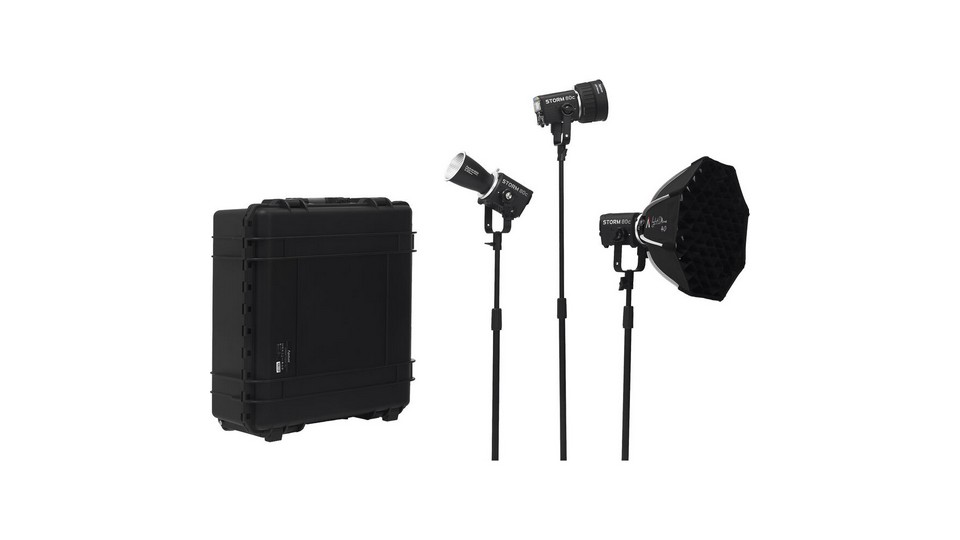 Изображения APUTURE STORM 80c 3-Light Kit