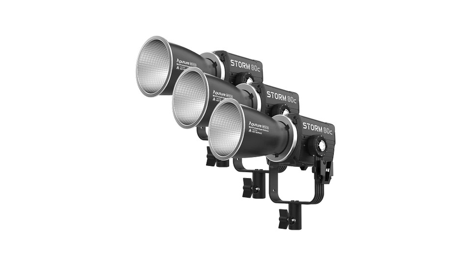 Изображения APUTURE STORM 80c 3-Light Kit