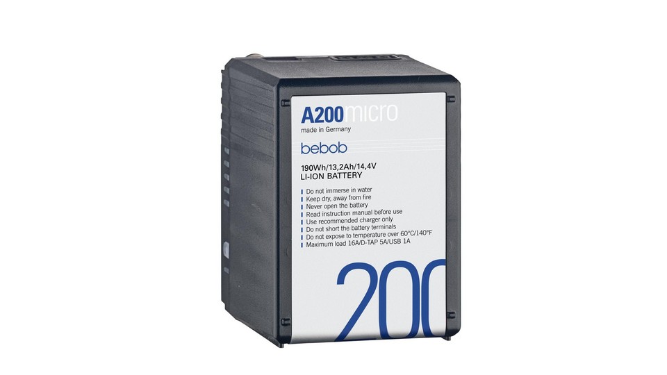 Источники питания Аккумулятор BEBOB micro A-Mount (14.4V 190Wh), A200micro