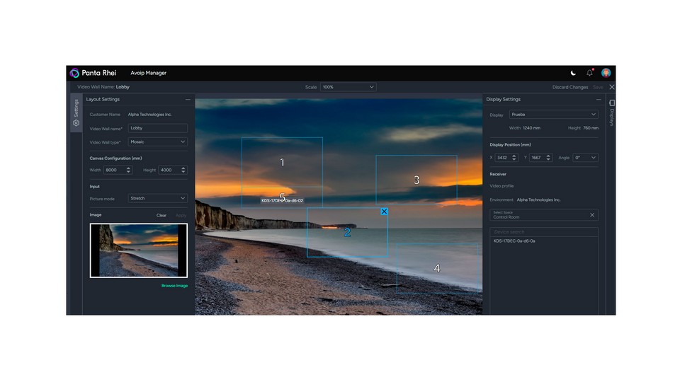 Изображения KRAMER AVoIP Manager