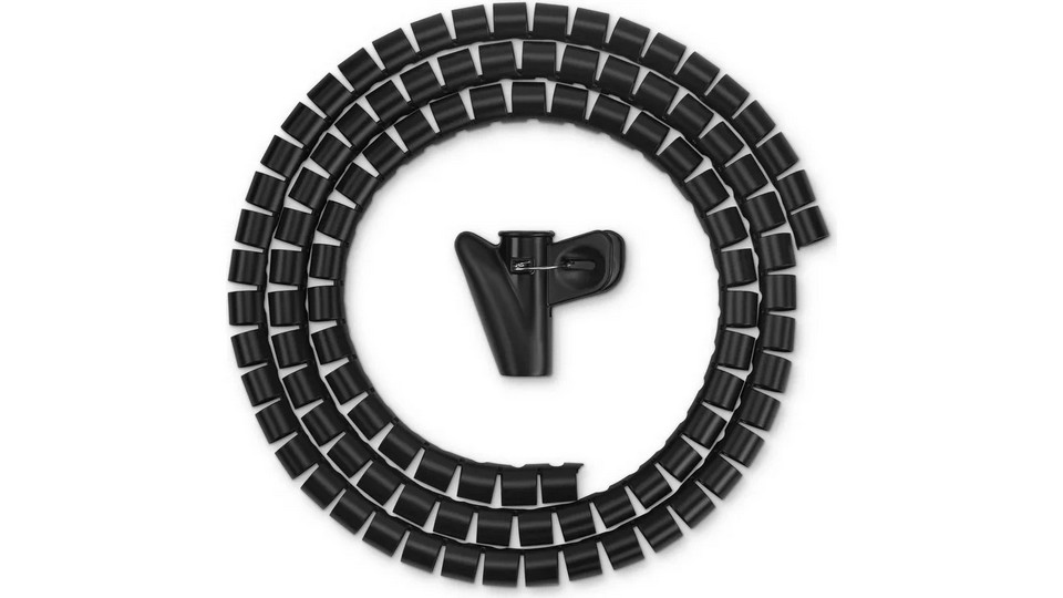 Изображения BURO BHP CG155B Spiral Hose 15x1500mm, Black 1175277